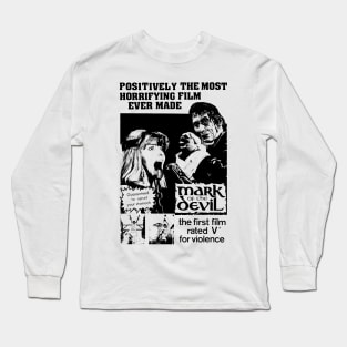 Mark Of The Devil ≤≥  70s Retro Underground Movie Long Sleeve T-Shirt